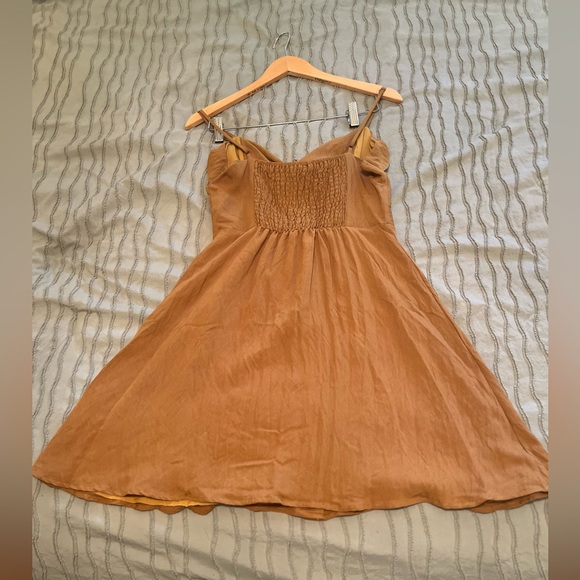 Women's Boho Twist Front Cami A Line Mini Dress Size: M - Picture 8 of 8